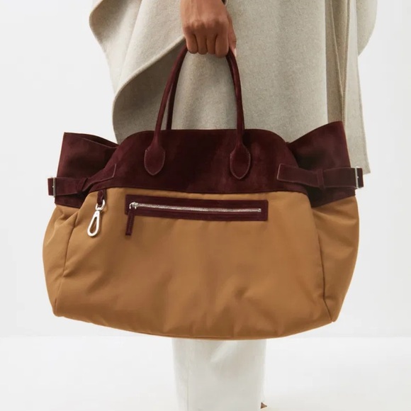 The Row Handbags - The Row Margaux 17 Inside Out Canvas Tote Bag